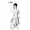 mail order #1-457; circa 1964; women 12; bust 32"; playsuit; paper sewing pattern - detail