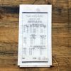 mail order #581; circa 1937; miss 16; bust 34"; bias frock paper sewing pattern - back