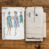 60s simplicity 5982 vintage housecoat sewing pattern pieces