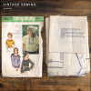 simplicity #9827; ©1971; miss S; bust 31.5-2.5": boho blouse; paper sewing pattern - pieces