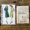 simplicity #4840; ©1943; bust 32; miss 14; fringe dress; paper sewing pattern - instruction