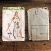 s9414_pieces simplicity #9414; ©1971; miss 16; bust 38"; pool dress; paper sewing pattern - pieces