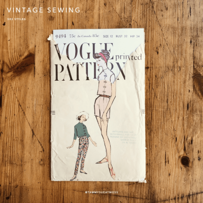 vogue 9494 bolero pattern cover