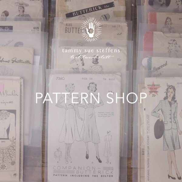 Pattern Shop tammy sue steffens textilwerkstatt -pattern shop