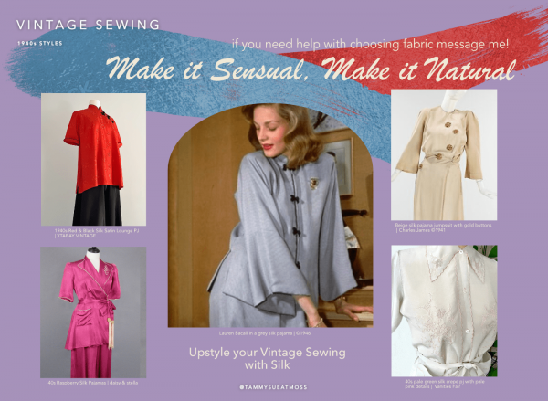 40s silk pj woo 40s silk pjs