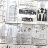 aa4042 instruction anne adams 4042; circa 1935; womens; bust 36": jabot frock; paper sewing pattern - instruction