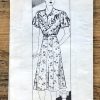 aa4042 style anne adams 4042; circa 1935; womens; bust 36": 30s tea frock; uncut paper sewing pattern - detail