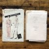 b2809 restored pieces butterick 2809; ©1943; miss 14; B32"; oriental pj; paper sewing pattern - restored pieces
