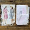 simplicity #1273; ©1944; miss 14; bust 32; 1940s utility dress; restored paper sewing pattern - restored pieces
