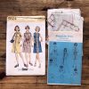 s5624 all simplicity #5624; ©1973; bust 44; woman 40; xl dress in 3 versions; paper sewing pattern - all