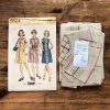 s5624 pieces cut 1973 casual dress pattern | simplicity #5624 pieces