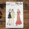 style 4234; ©1973; bust 35; jr petite 13: prairie dress; paper sewing pattern - envelope front