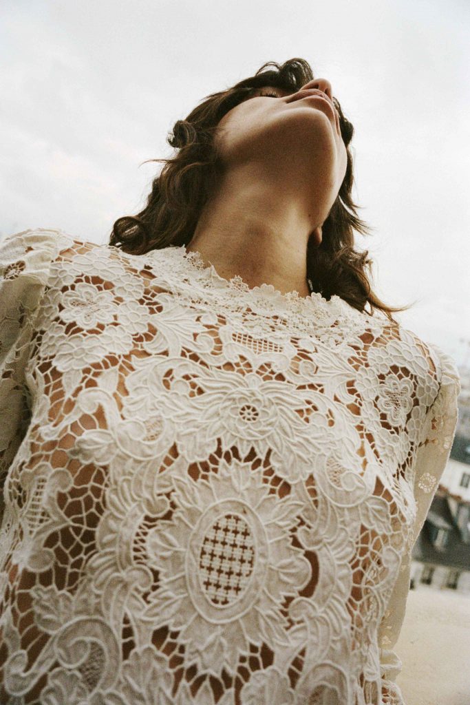 cut-out and embroidery from SEA NY 2023 Blouse