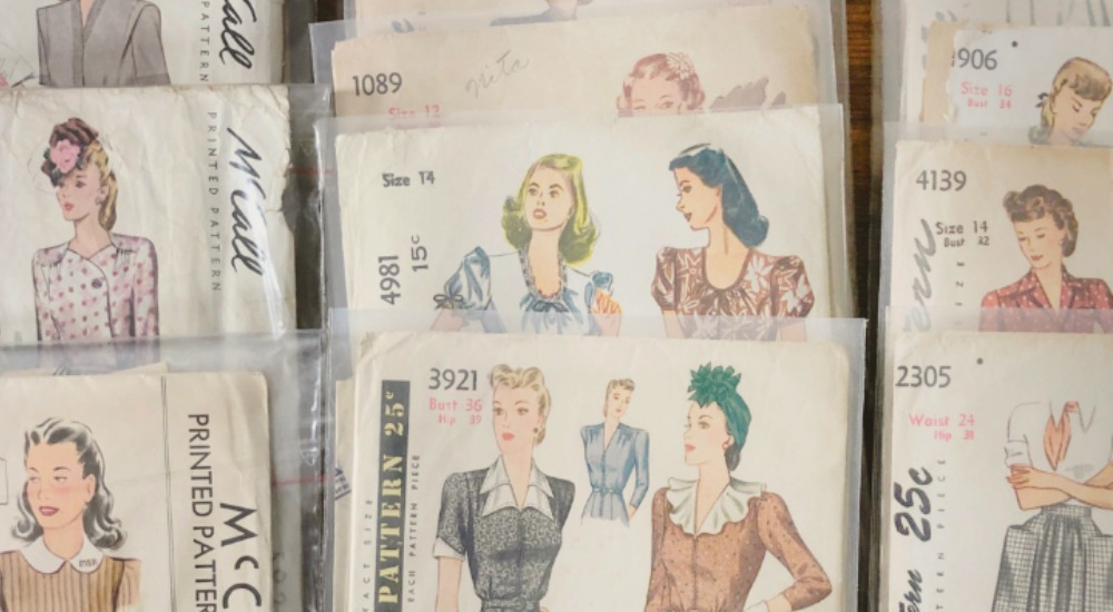 vintae sewing patterns from tammysueatmoss