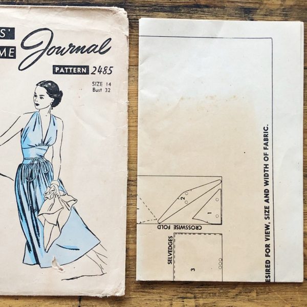 1948 designer sundress pattern | lhj #2485 - instruction