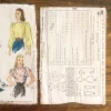 s1906_back_seperated button-back blouse pattern; simplicity 1906; 漏1946; miss 16; bust 34"; back envelope seperated