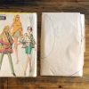 m2337_pieces_w 1970 RETRO HOODED CLOAK/PONCHO PATTERN ONE SIZE