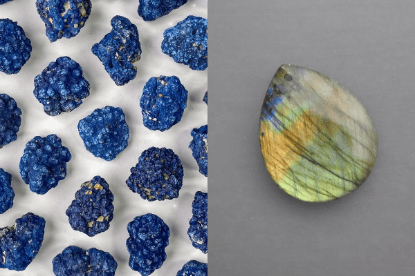 azurite & labradorite