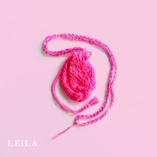 pink silk necklace leila