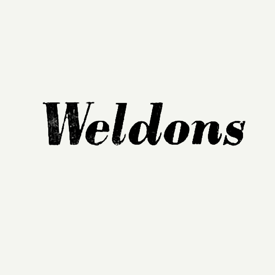 Weldons Patterns