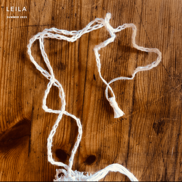 leila wish white chenille chain