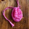 inspiration pink pure 04 detail 1 inspiration pink pure silk boho neckLace 04 detail sack