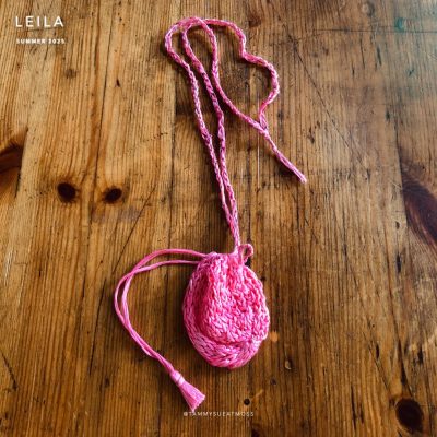 inspiration pink pure silk boho neckLace 04 portfolio