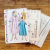 vintage negligee pattern 50s simplicity 4972 complete unused simplicity-4972-50s-negligee-pattern-complete