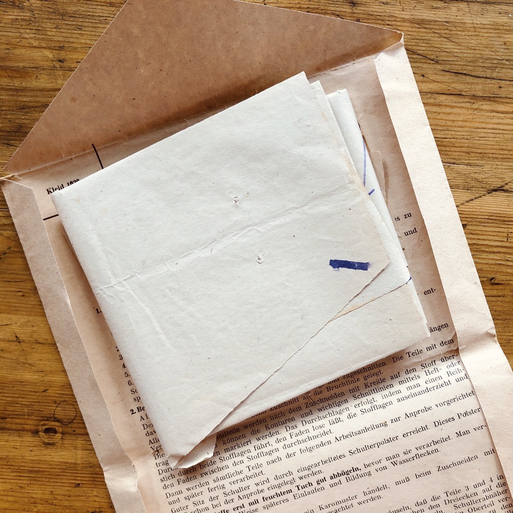 historic sewing 40s german dress pattern pieces lilienschnitt 1020