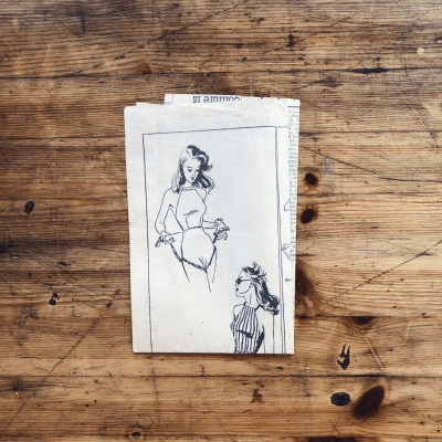 fort wayne journal #030745 diaper-bikini pattern diagram