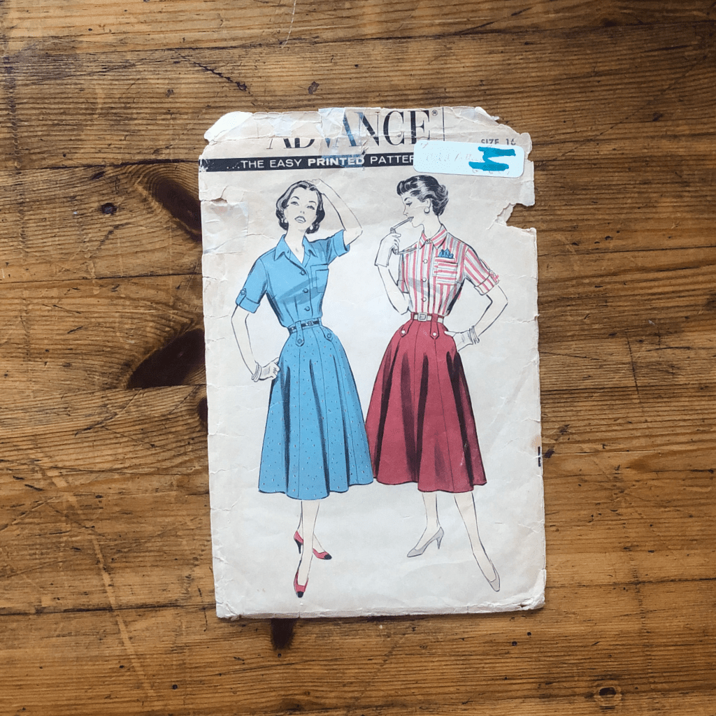 1957 advance 8413 coordinates pattern cover