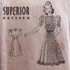 superior_pattern_9916_illustration superior 9916 30s tailored frock pattern illustration
