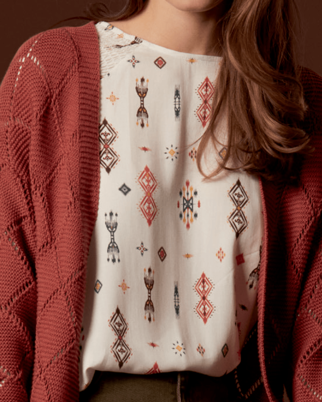 Woven Mod-Boho Elements Seamless Print Textile Design Artwork by Tammy Sue Steffens for Broadway NYC