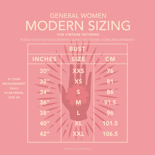 Modern_Sizing_for_Vintage_Patterns Modern Sizing Guide for Vintage Patterns