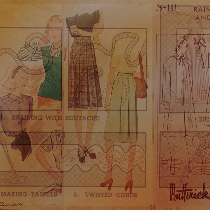 sewing patterns | historische schnittmuster | embellishment designs | sewing kits